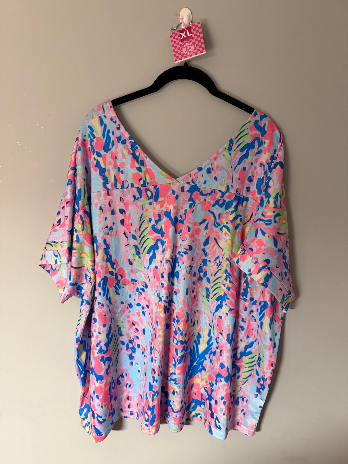 Tropical Breeze Oversized Blouse – XL