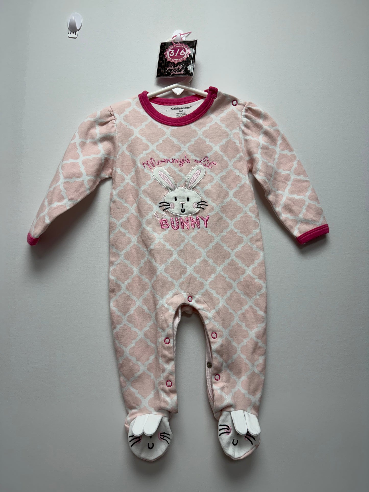 3/6m mommy's bunny sleeper