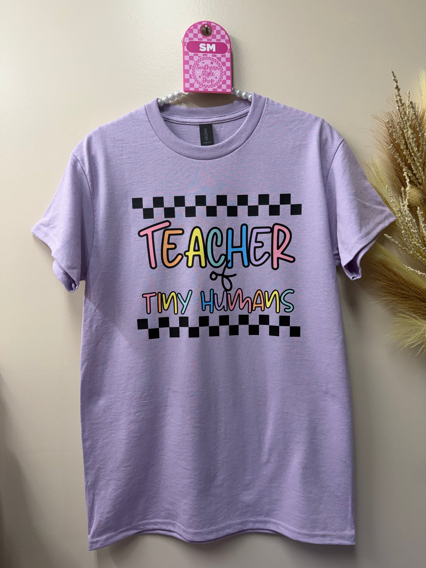 Adult small teacher of tiny humans tshirt