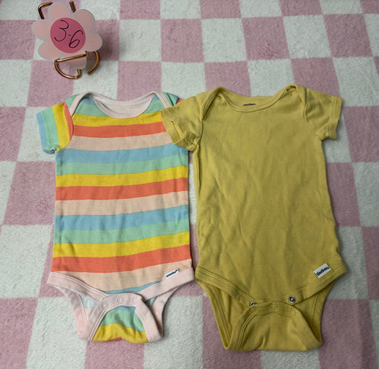 3/6m onesies