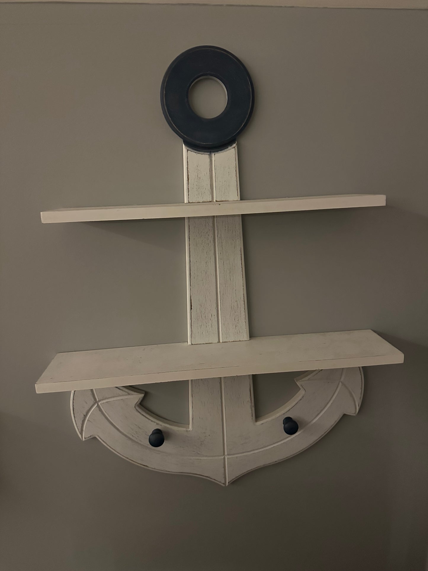 Anchor shelf and sign