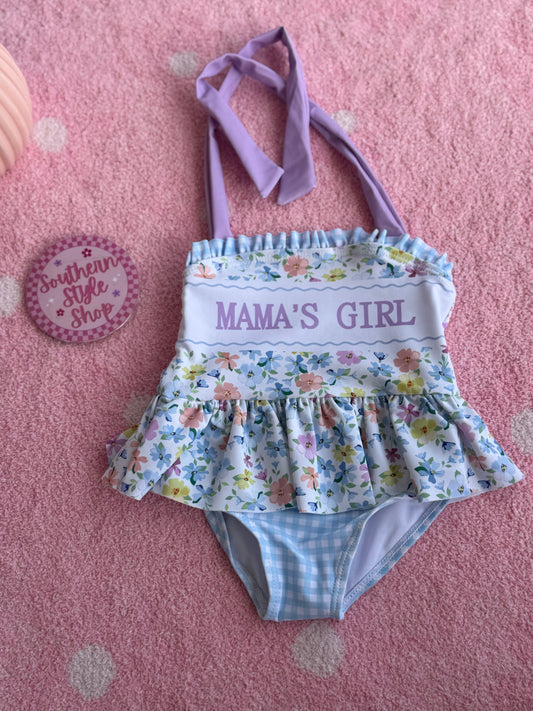 Floral Mama's Girl Swimsuit - 12/18m