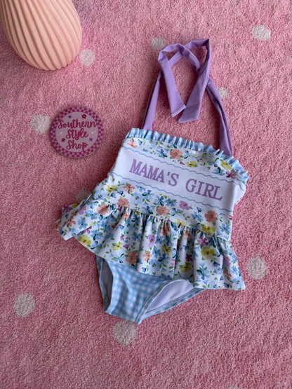 Floral Mama's Girl Swimsuit - 12/18m