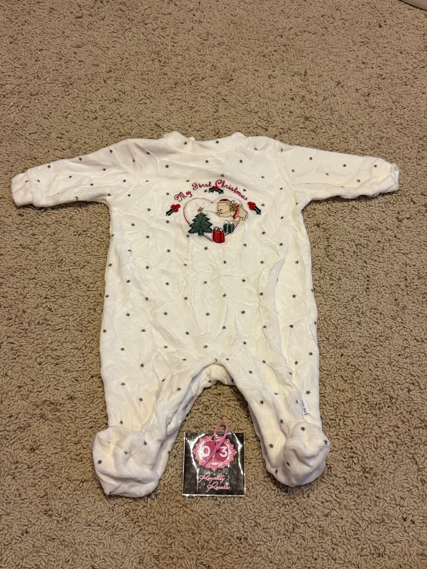 0/3m 1st Christmas outfit