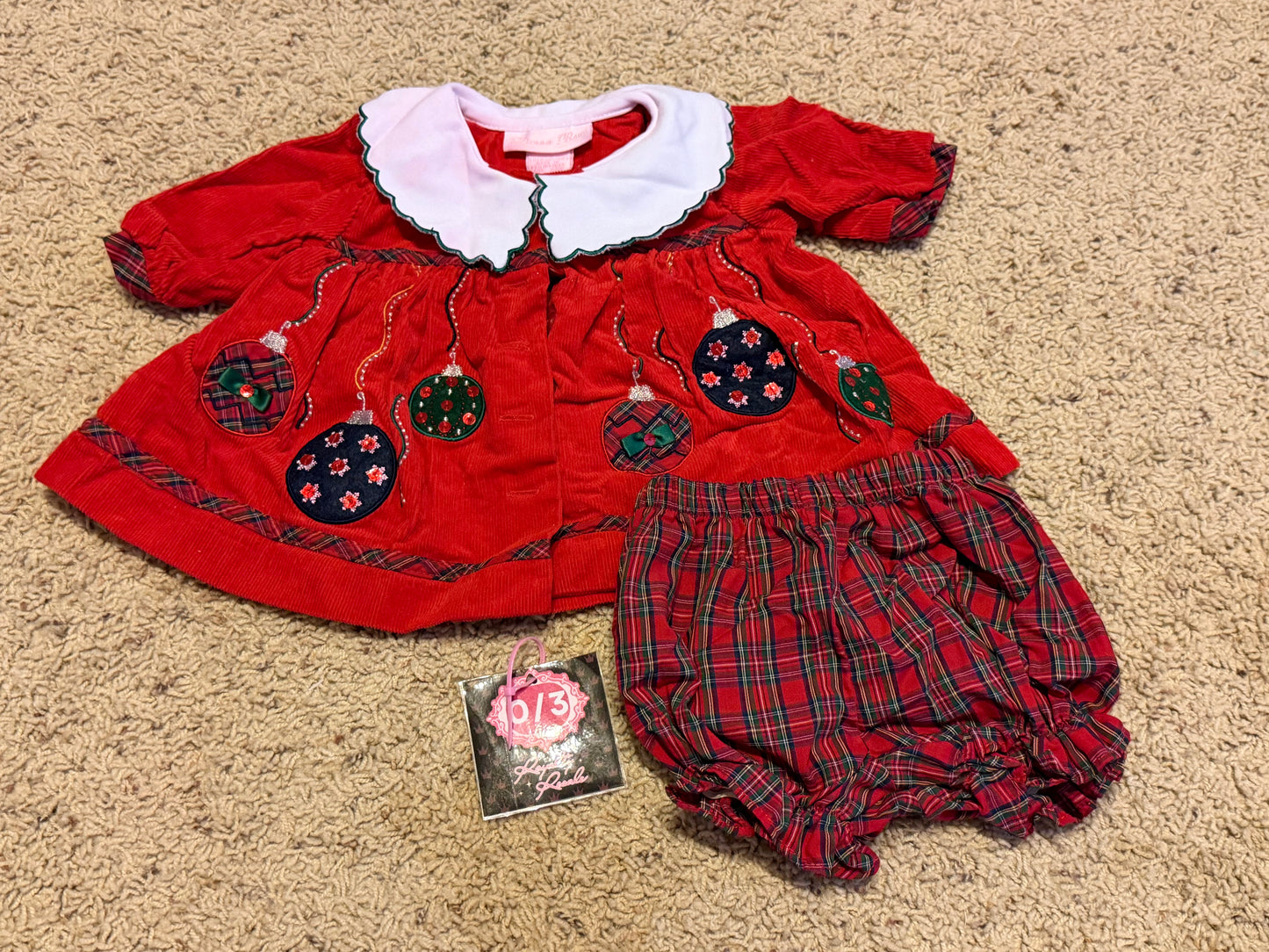 0/3m Christmas outfit