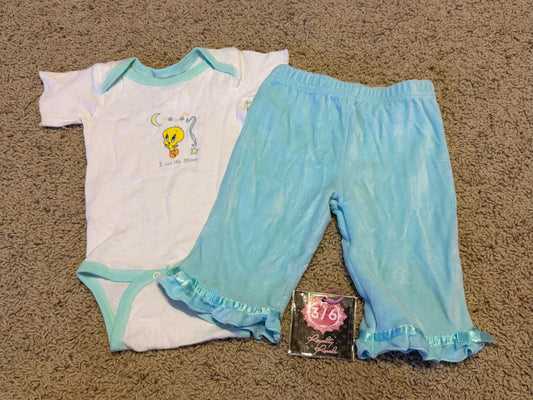 3/6m looney tunes outfit
