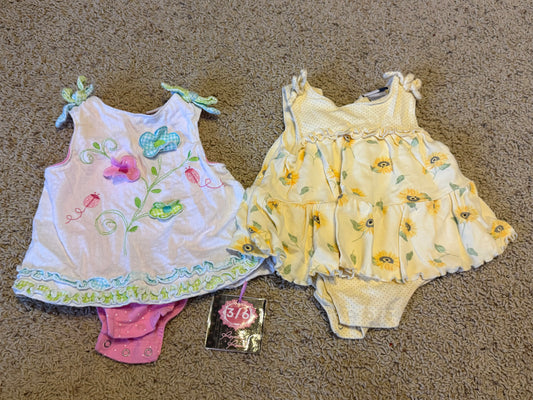 3/6m spring rompers