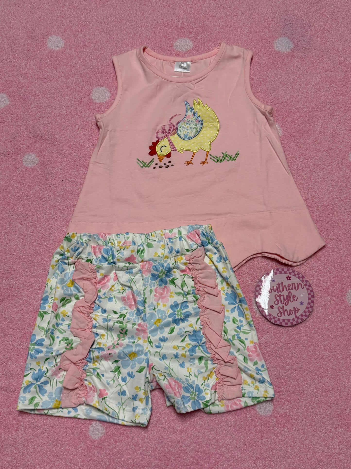 Sweet Chick Floral Short Set- 7