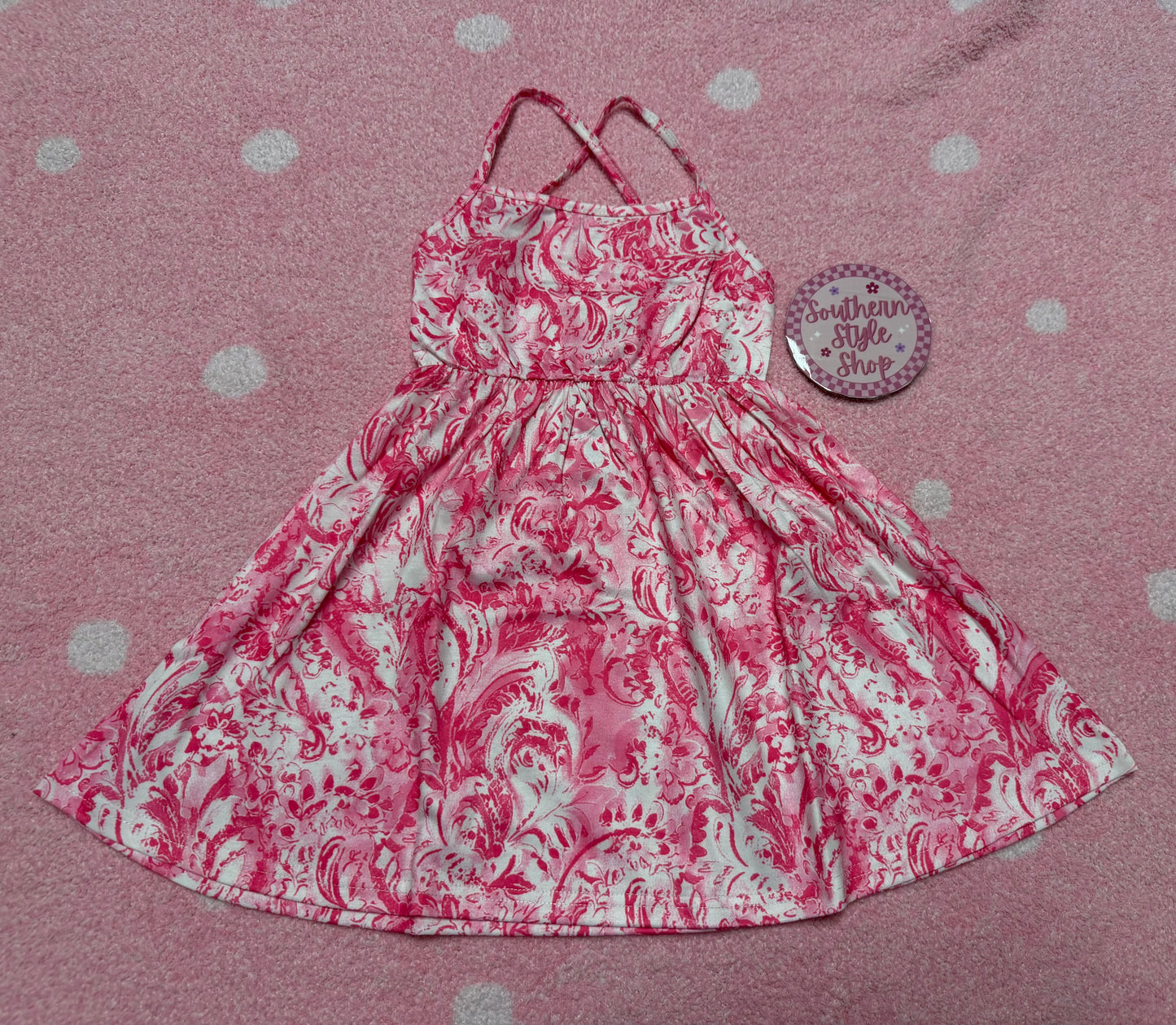 Pink Paradise Paisley Sundress