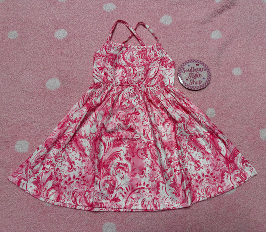 Pink Paradise Paisley Sundress