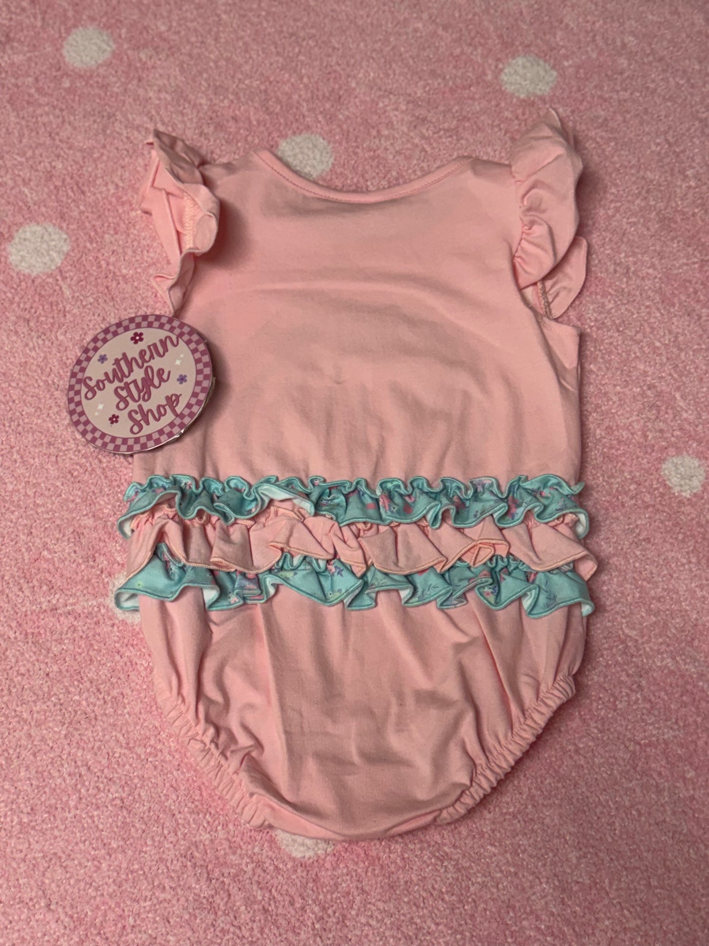 Pink Sea Shell Romper – 18/24m