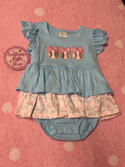 Baseball Romper – 18/24m