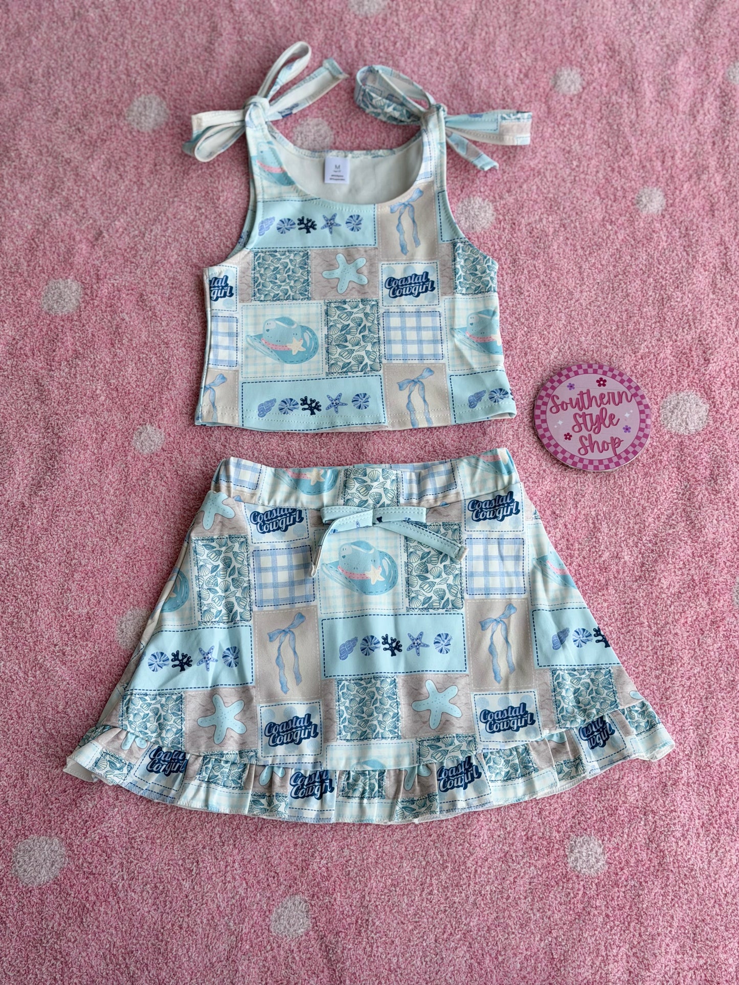 Coastal Cowgirl 2-Piece Skirt Set