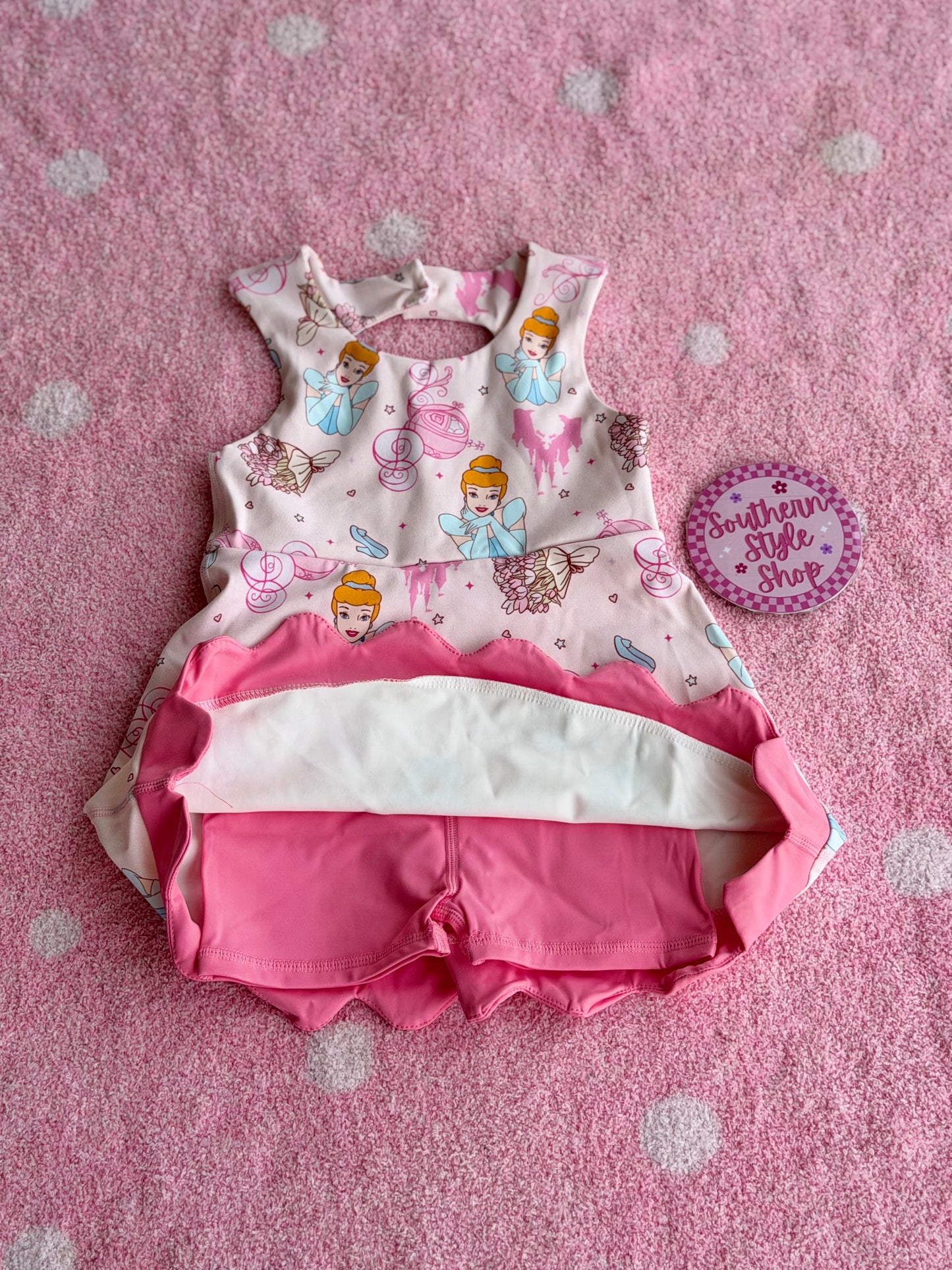 Princess Ruffle Toddler Dress - 3T