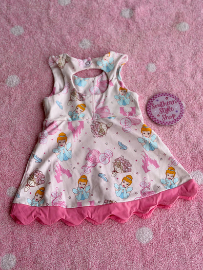 Princess Ruffle Toddler Dress - 3T