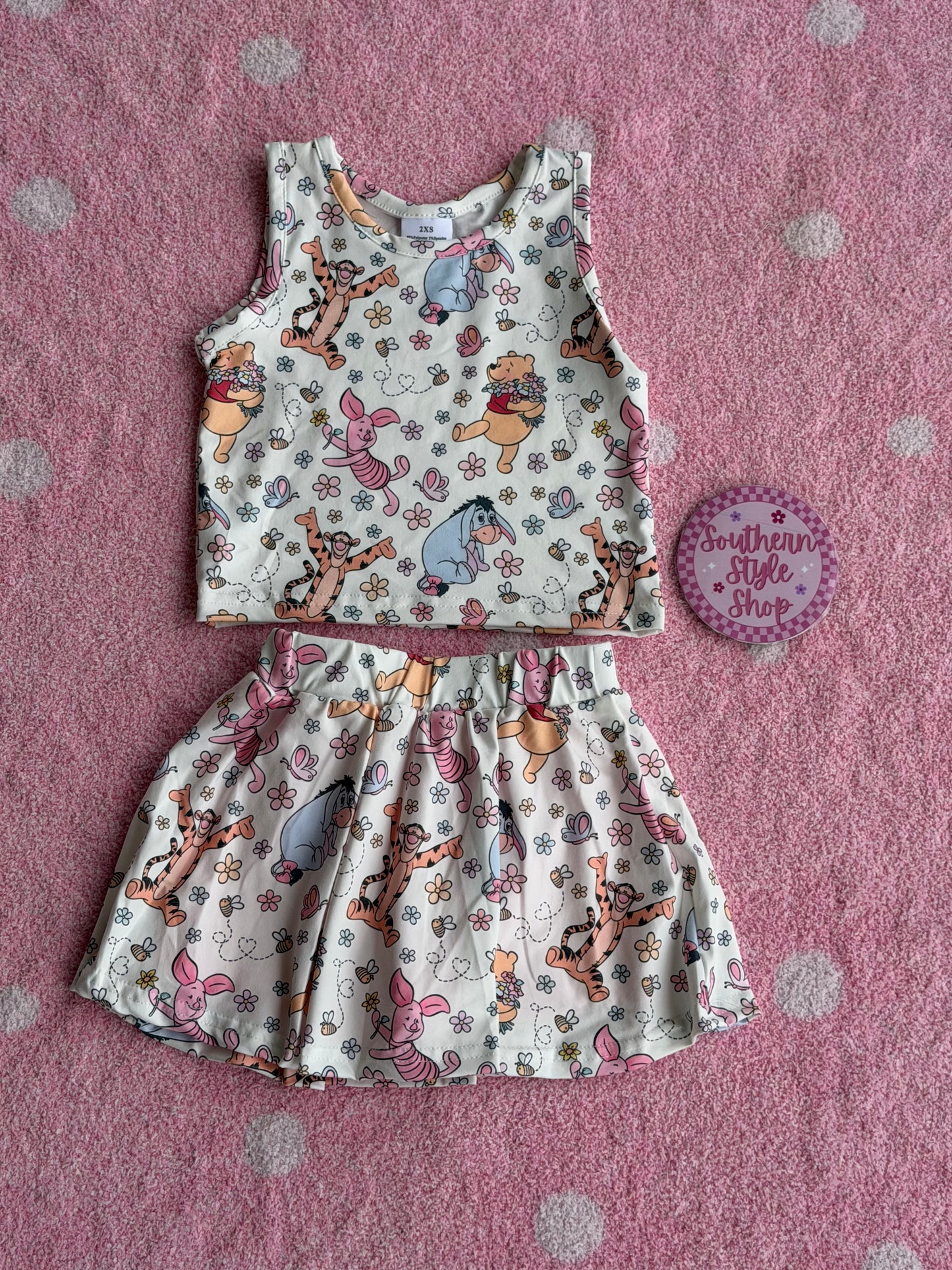 Winnie the Pooh 2-Piece Skirt Set - 18/24m