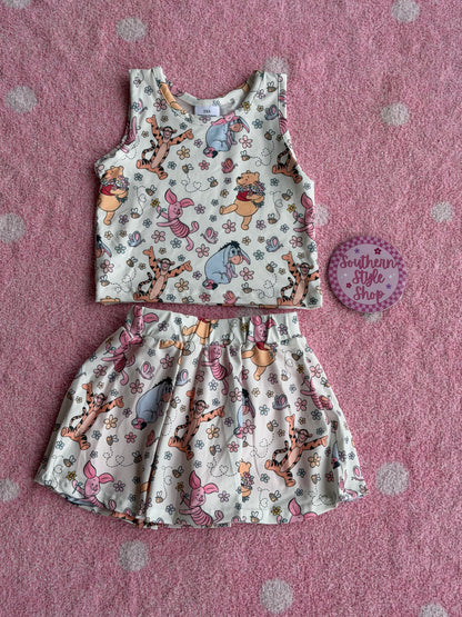 Winnie the Pooh 2-Piece Skirt Set - 18/24m