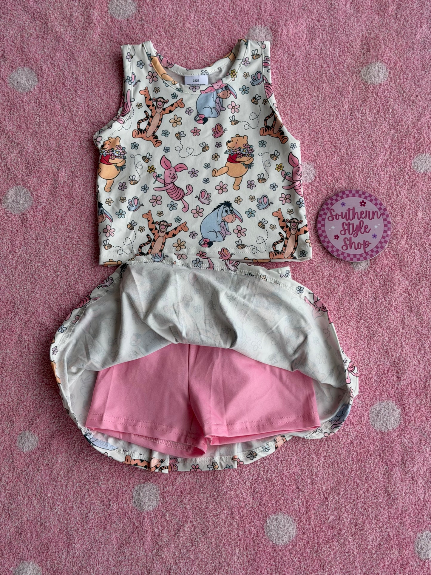 Winnie the Pooh 2-Piece Skirt Set - 18/24m