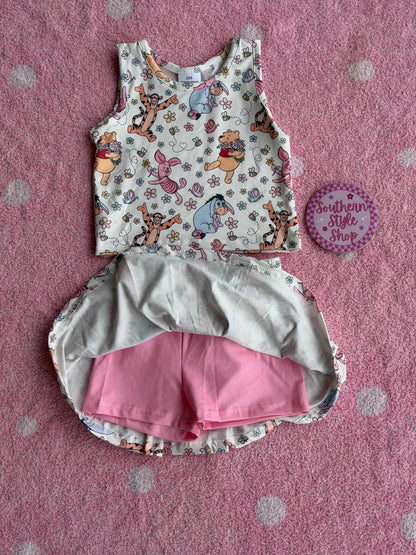 Winnie the Pooh 2-Piece Skirt Set - 18/24m