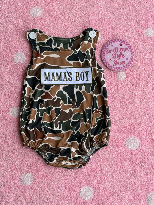 Mama’s Boy Camo Bubble