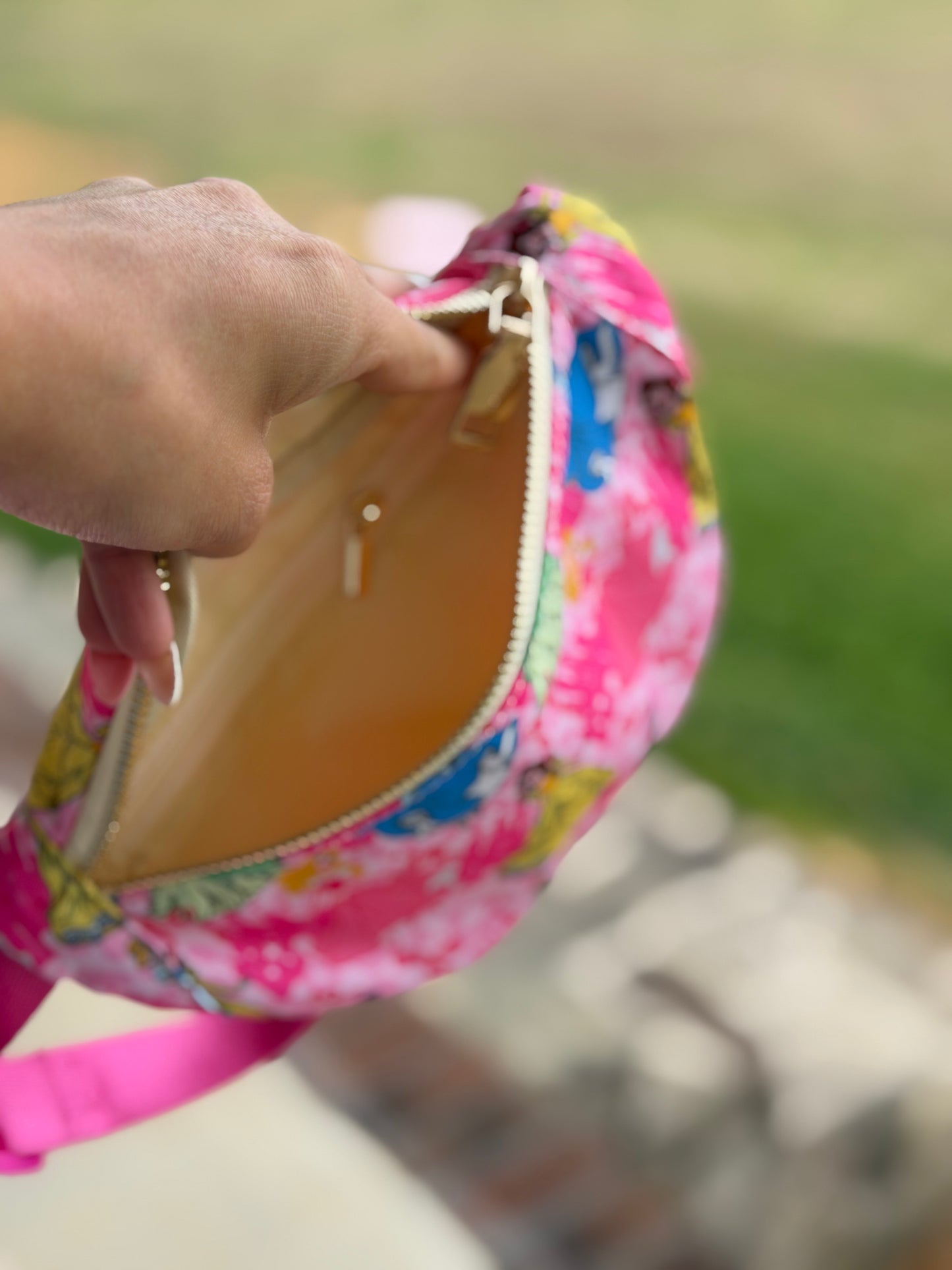 Youth Princess Print Belt Bag
