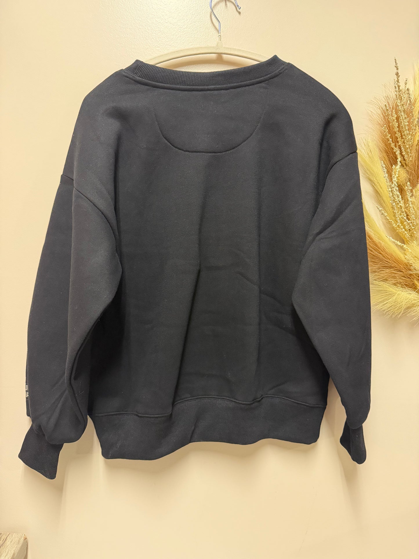Lulu Mac Sweatshirt Black/Camo- Embroidered