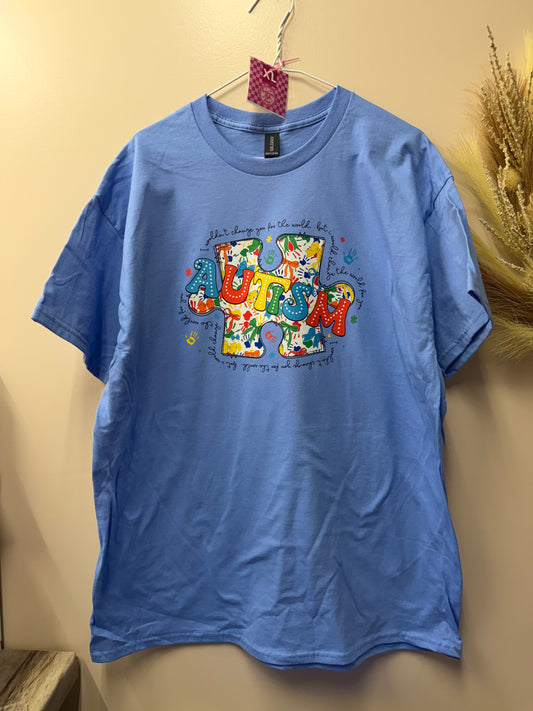 Adult XL autism tshirt