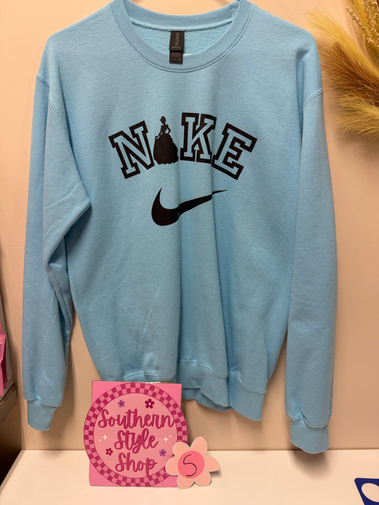 Adult small princess inspired sweatshirt