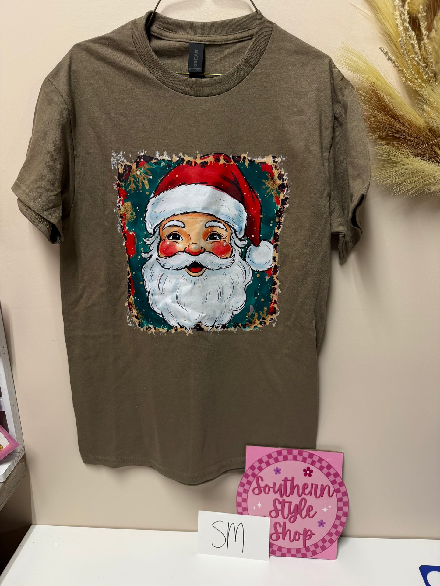 Adult small santa tshirt