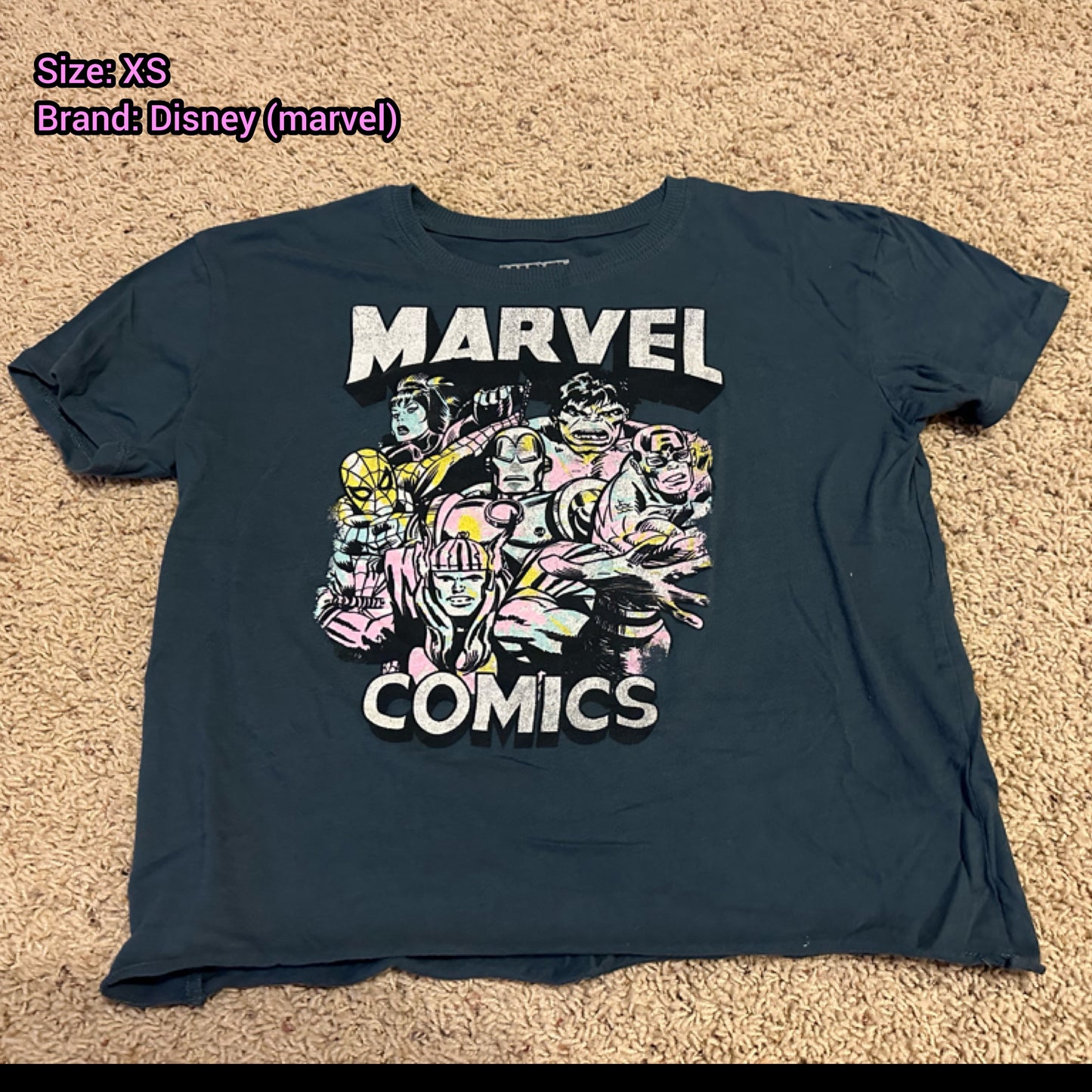 Women's XS Marvel tshirt