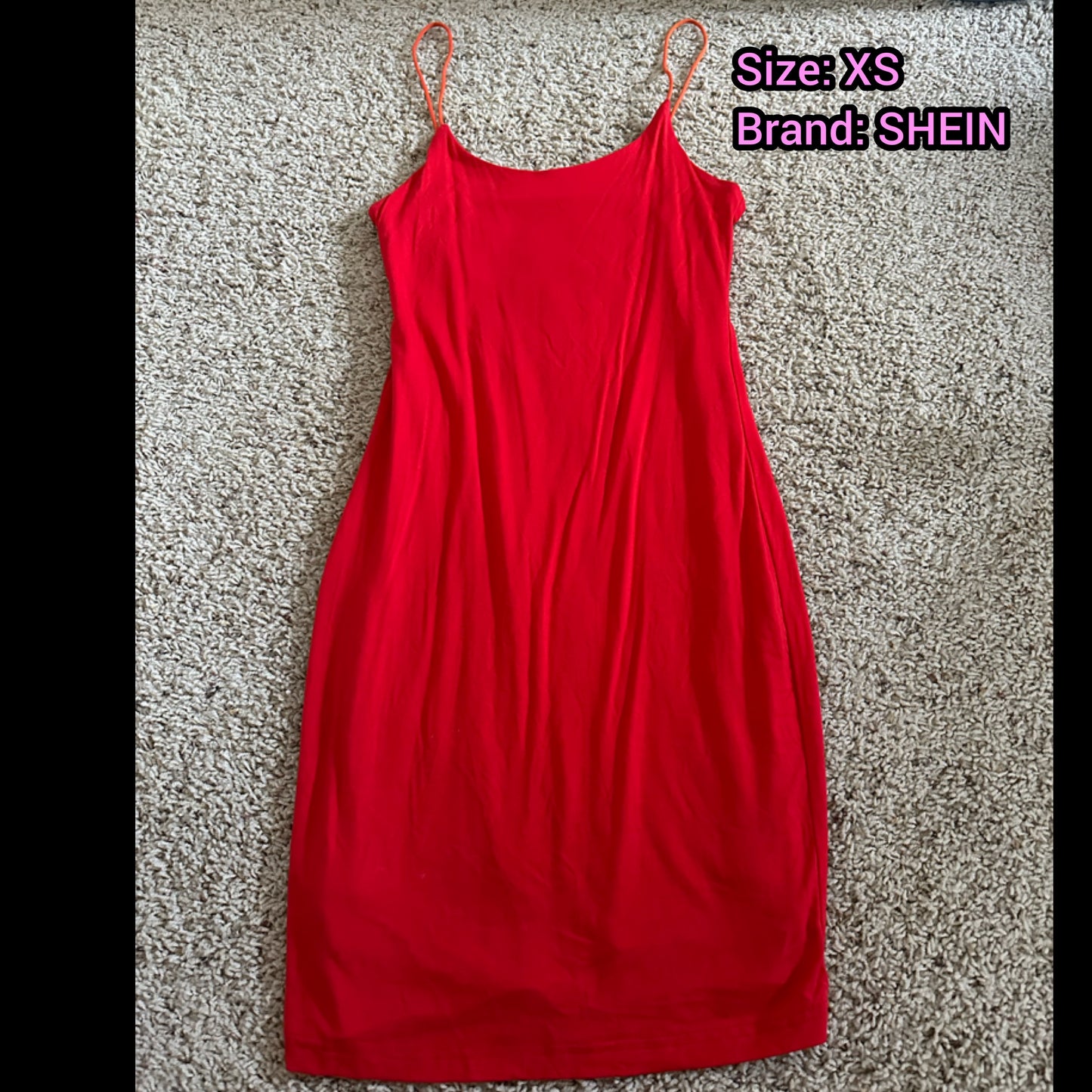 Women's XS Red Mini dress