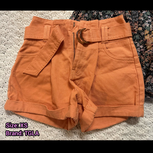 Women's XS Orange Shorts