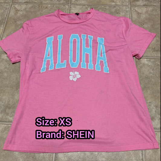 Women's XS Aloha tee