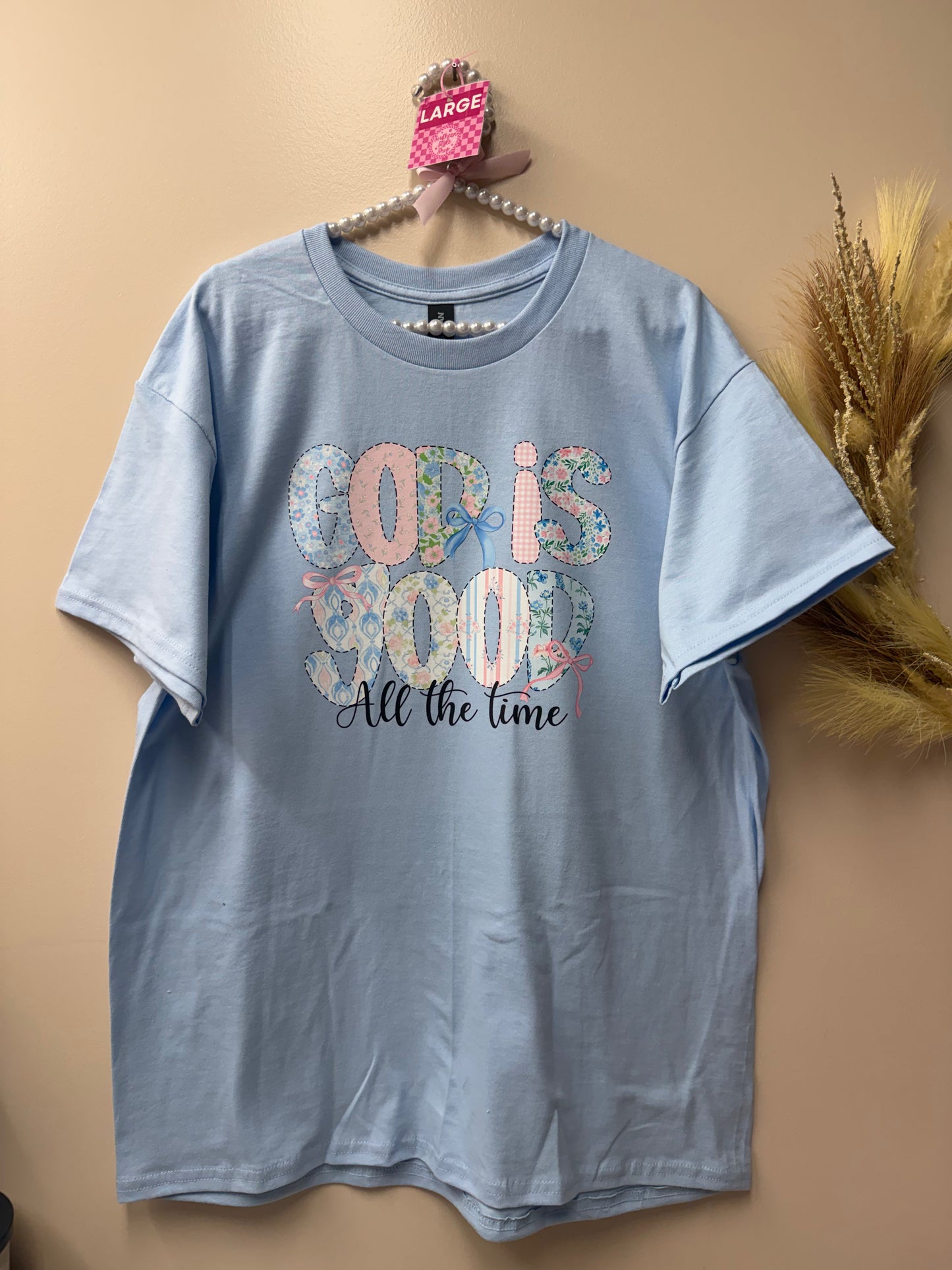 Adult large God is good tshirt