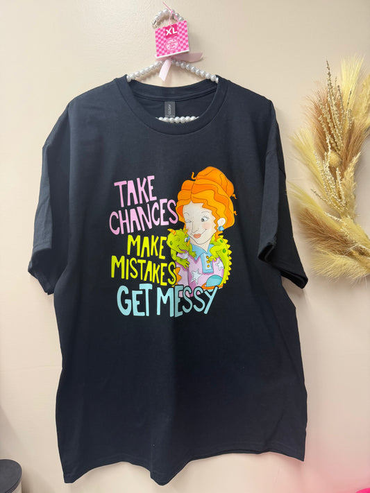 Adult XL get messy tshirt