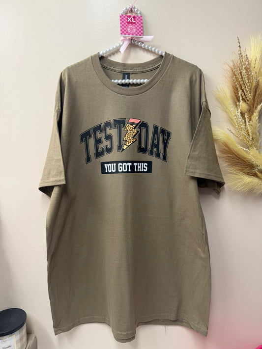 Adult XL test day tshirt