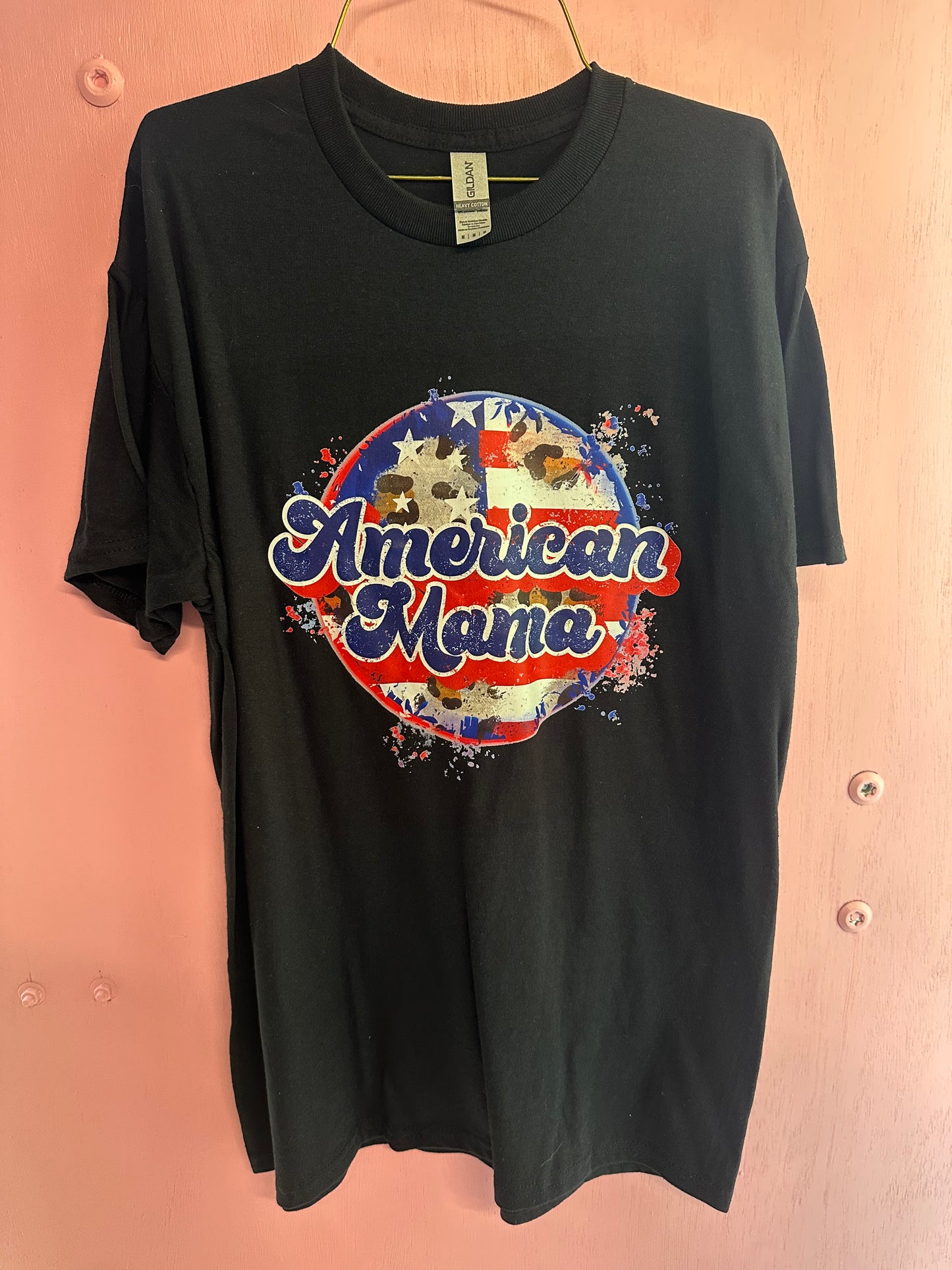 Adult medium American mama tshirt