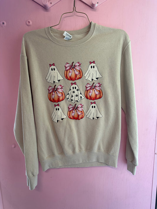 Adult small ghost sweatshirt