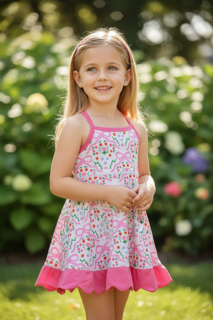 Active wear girls dress with undershorts attached. GSD092003 AMY