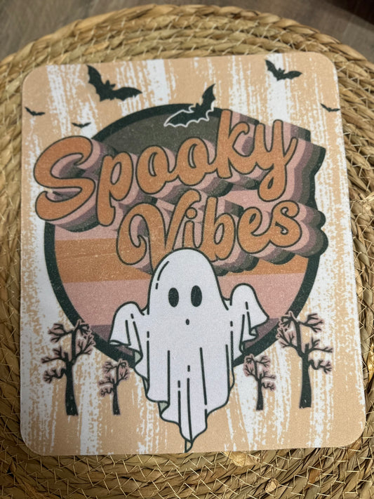 Spooky vibes mouse pad