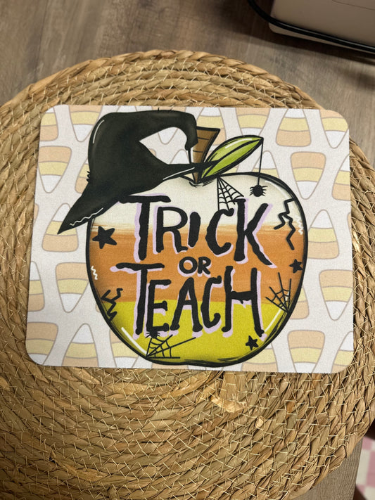 Trick or teach mouse pad